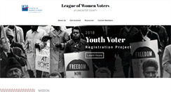 Desktop Screenshot of lwvlancaster.org
